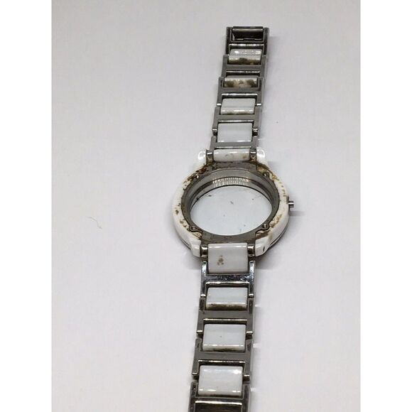 Authentic Fossil Watch Band Bracelet Links Case Use For Parts Used 15mm V780 - Picture 6 of 9
